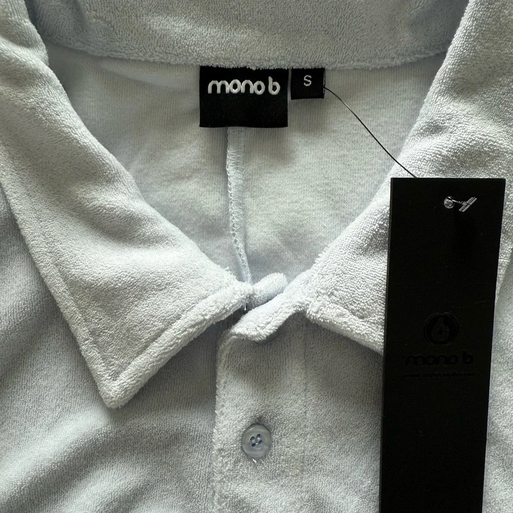 Mono B Light Blue Terry Dress - Picture 5 of 6